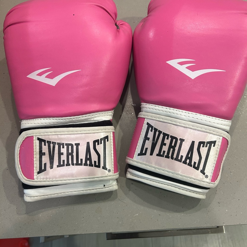 Everlast Pink Training Gloves